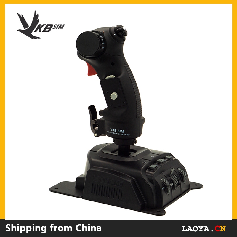 VKBSIM Gladiator NXT EVO F-14 Combat Edition คันเร่งเที่ยวบินจอยสติ๊กจําลองจอยสติ๊ก