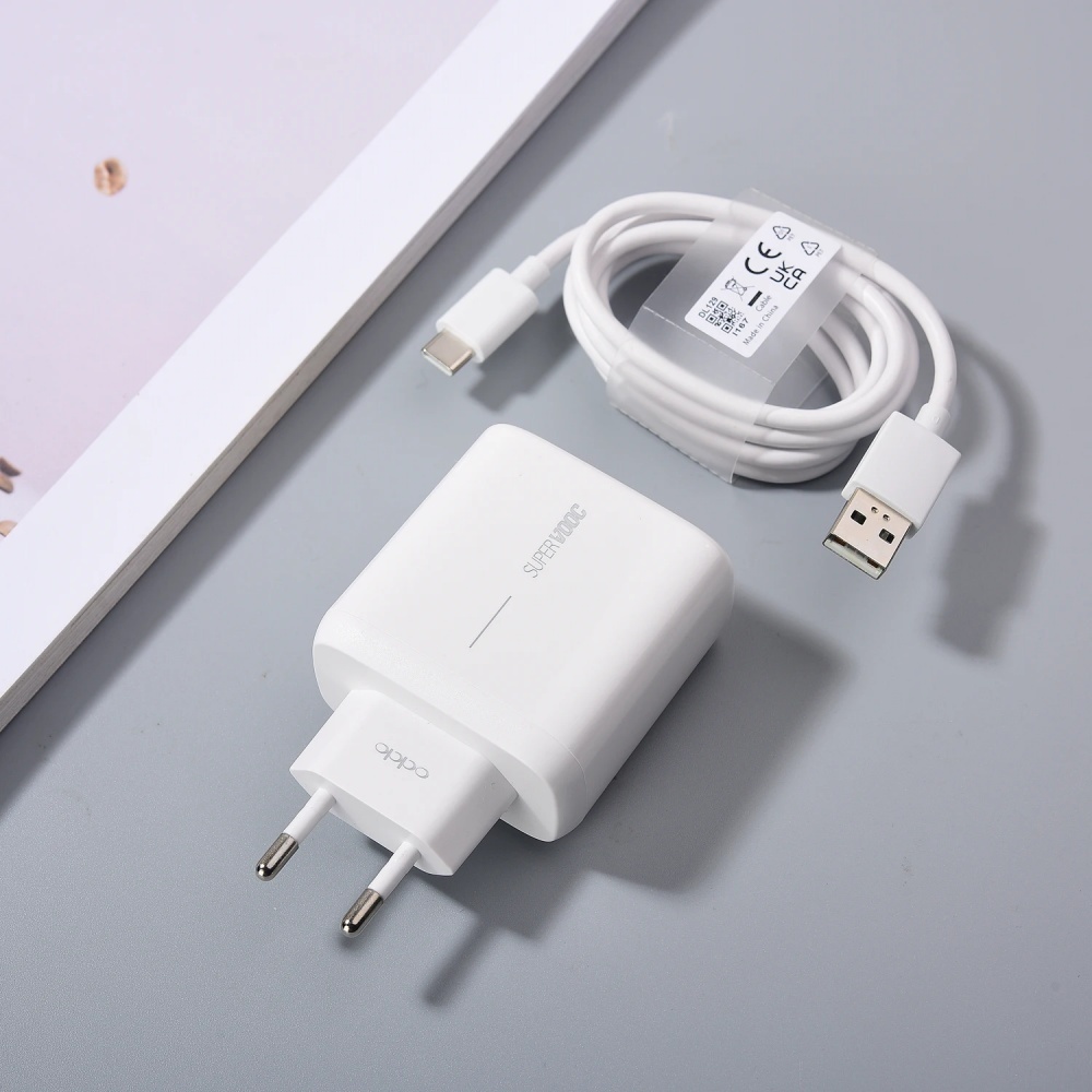 OPPO Charger Original 65W Max SuperVooc อะแดปเตอร์ชาร์จด่วนสําหรับค้นหา X2 X3 Pro Reno7 Reno6 Pro + 