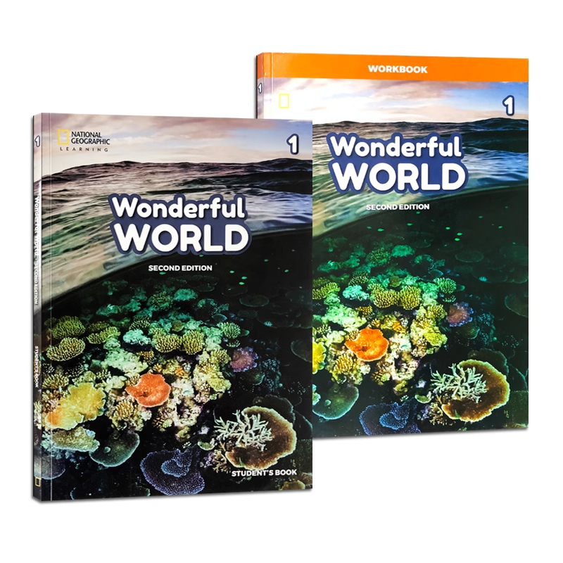 wonderful world 1-6 หนังสือออกกําลังกายหลักสูตรไวยากรณ์จีนอเมริกัน