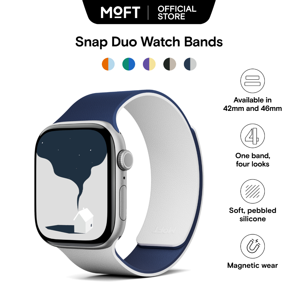 MOFT Snap Duo Watch Bands For Apple Watch 42/41/40/38mm 49/46/45/44mm