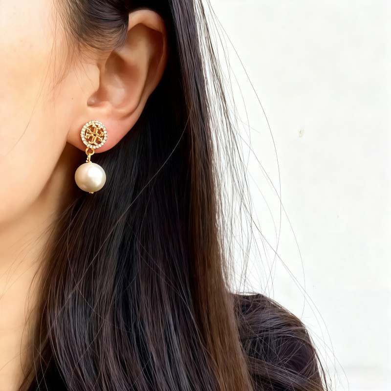 ชุดแฟชันสไตล์ฝรั่งเศสมุกกระดุม และแบบเกาหลีมินิมอลสีพีช ชุดสองชิ้น - รูปที่ 2