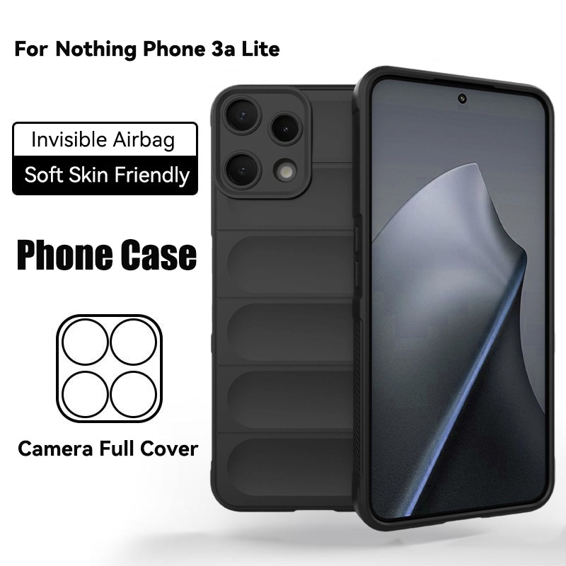เคสโทรศัพท์สําหรับโทรศัพท์ไม่มีอะไร Nothing Phone 3a Lite ฝาครอบซิลิโคนอ่อนนุ่ม NothingPhone3aLite เคสป้องกันการตก