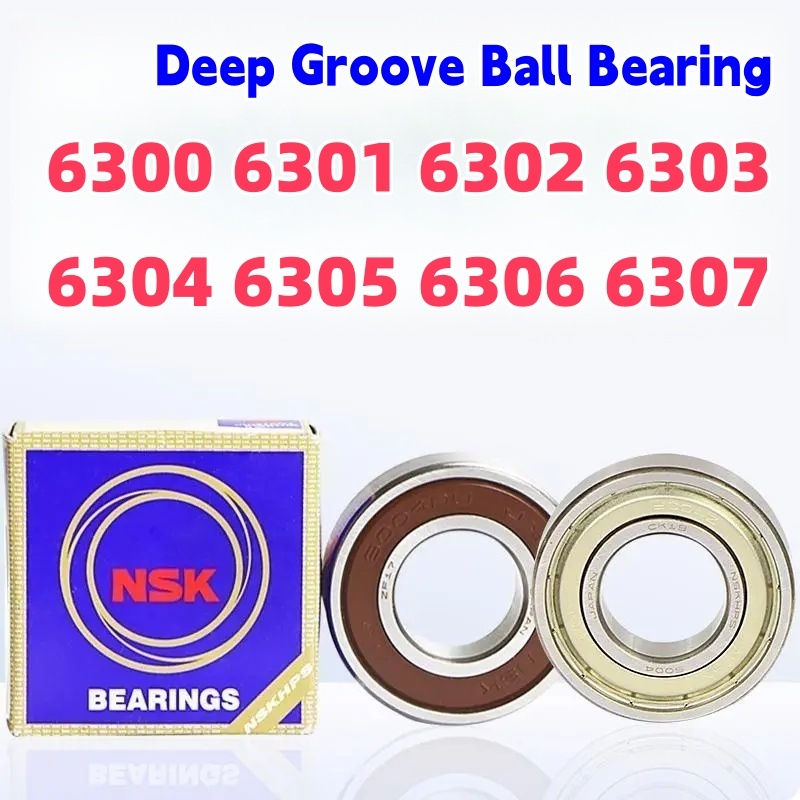 NSK Bearing 6300 6301 6302 6303 6304 6305 6306 6307 ZZ/DDU Bantalan Untuk Motor & Mesin ความเร็วสูงเ