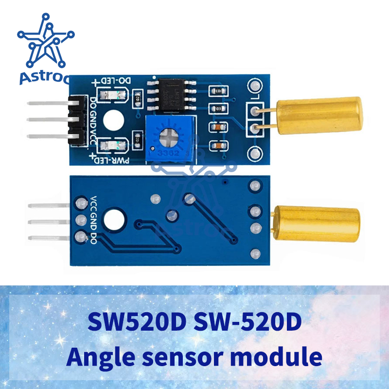 1/3/5 ชิ้น Golden SW520D SW-520D โมดูลเซ็นเซอร์มุม Ball switch โมดูลเซ็นเซอร์เอียง