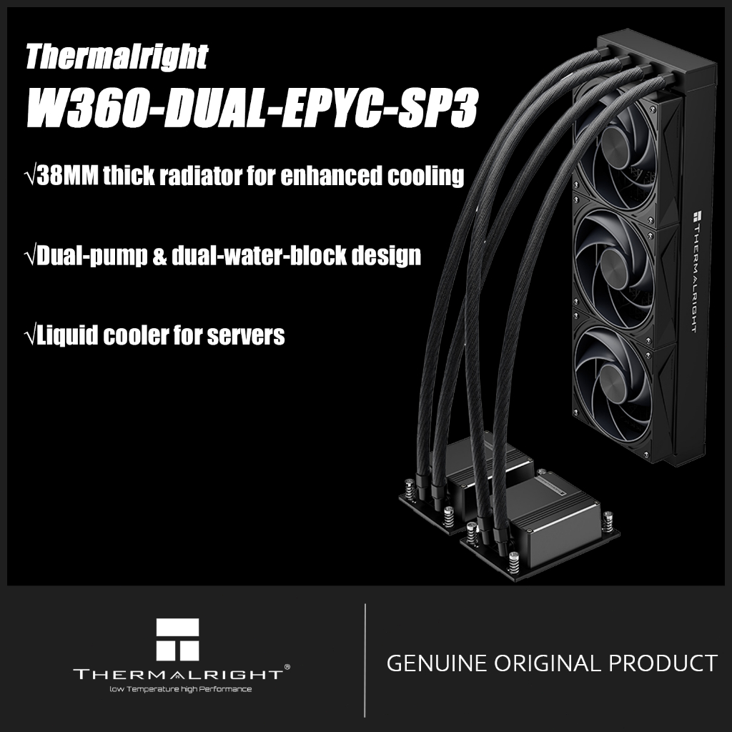 Thermalright W360-DUAL-EPYC-SP3 CPU LIQUID COOLER Workstation/Professional AIO CPU LIQUID COOLER สํา