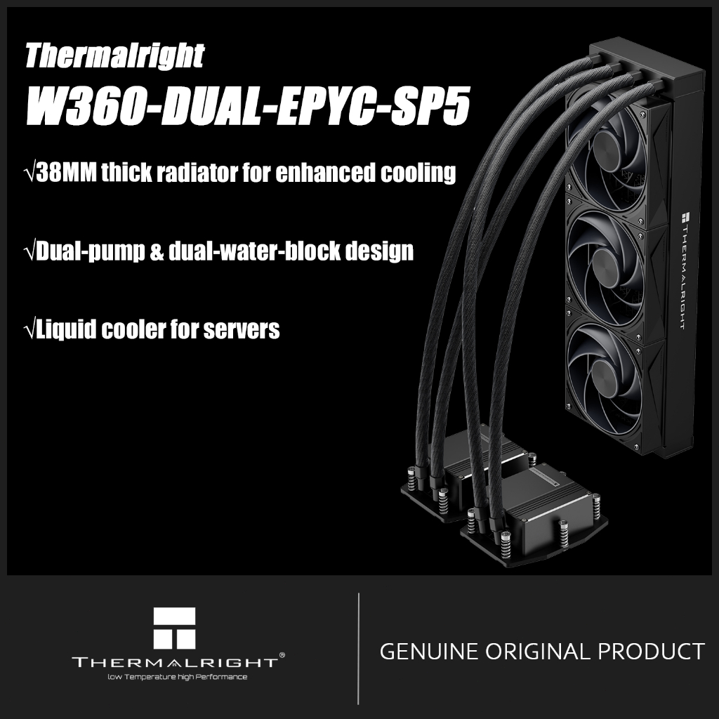 Thermalright W360-DUAL-EPYC-SP5 CPU LIQUID COOLER Workstation/Professional AIO CPU LIQUID COOLER สํา