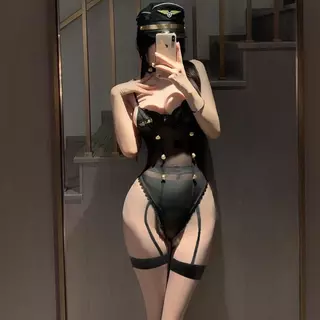 [ส่งด่วน กทม. 3 ชม.ถึง🎇]Sexyjuxxy ชุดนอนไม่ได้นอน ชุดคอสเพลย์ ตำรวจ ใส่สบาย🚚 M-5XL | 40-100กก. ชุดอาชีพในฝัน c606