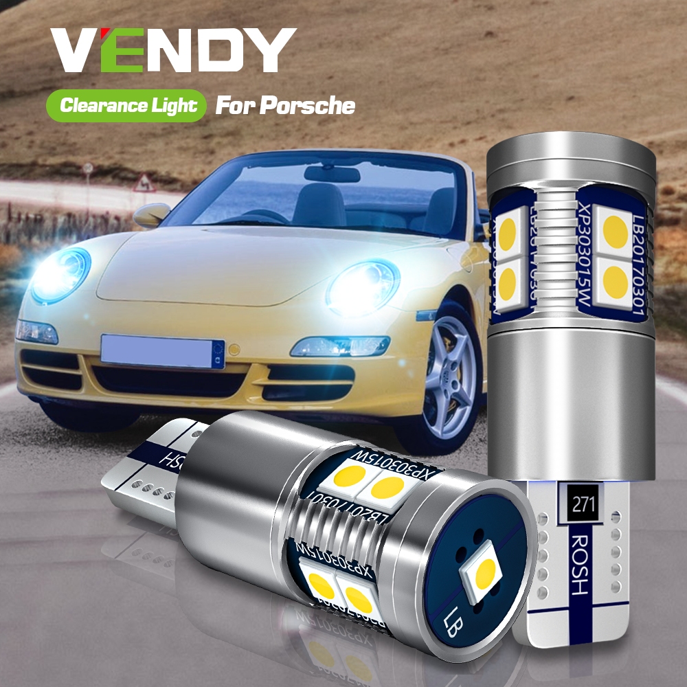 2pcs ไฟ LED ที่จอดรถ Clearance โคมไฟ Canbus ข้อผิดพลาดฟรี W5W T10 2825 สําหรับ Porsche 911 (996 997)