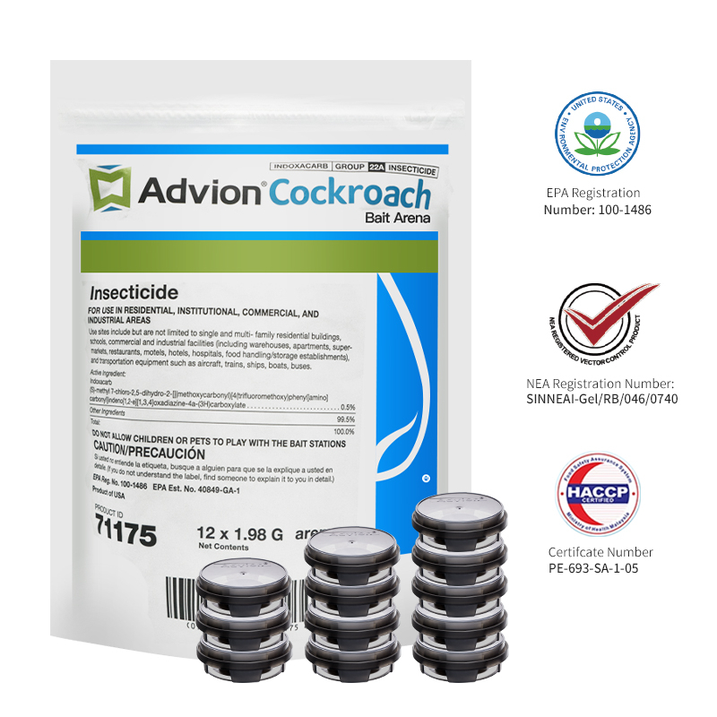 Syngenta Advion - สถานีเหยื่อแมลงสาบ Advion 12 นับ วางได้ทุกที่ ทําความสะอาดง่าย และยาวนานถึง 12 เดือน