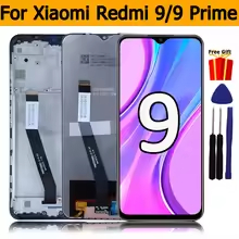 6.53 "LCD สําหรับ Xiaomi Redmi 9 LCD M2004J19AG M2004 หน้าจอ LCD Touch Digitizer Assembly สําหรับ Re