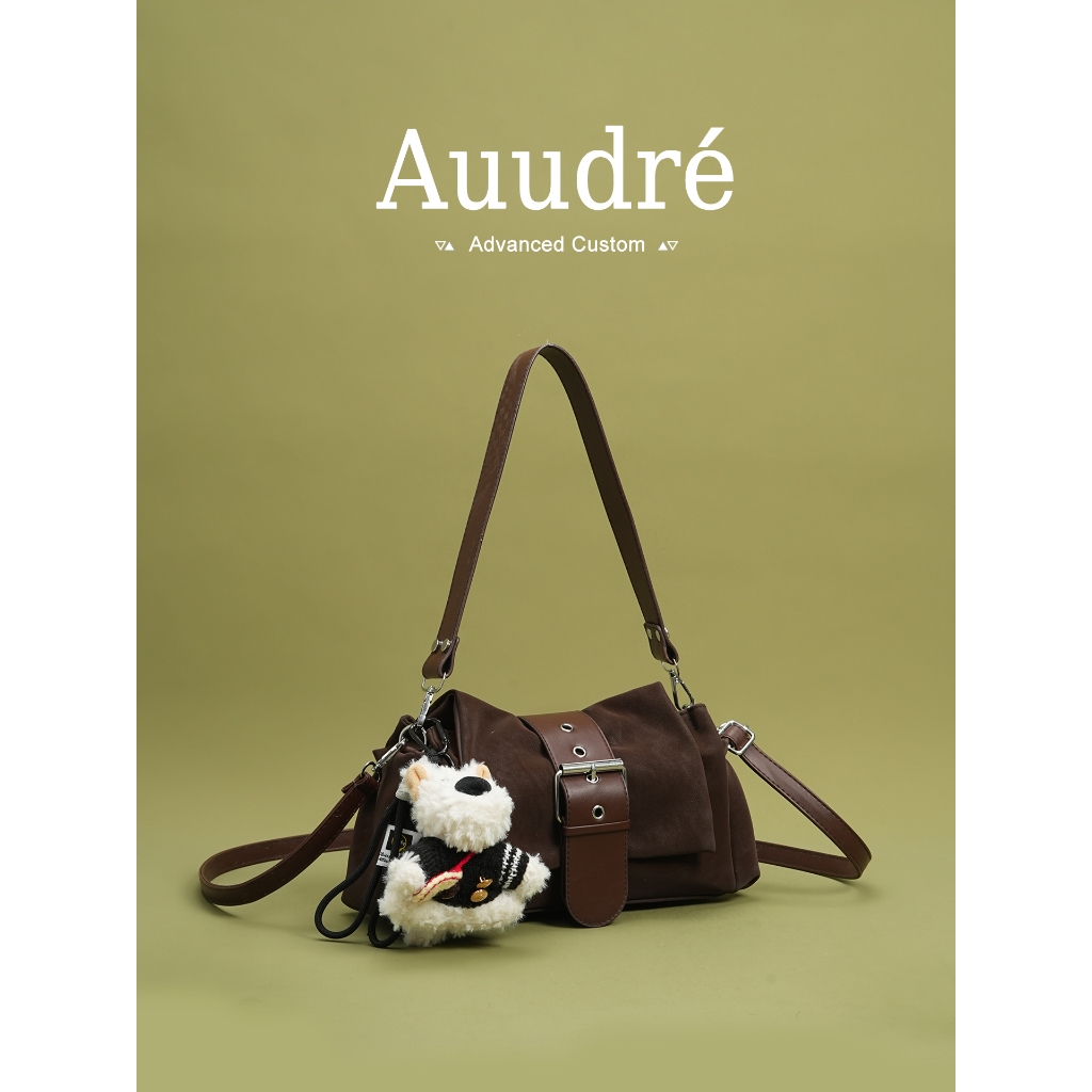 Auure Retro One-Shoulder Underarm Bag Womens Work Commuter Messenger Bag