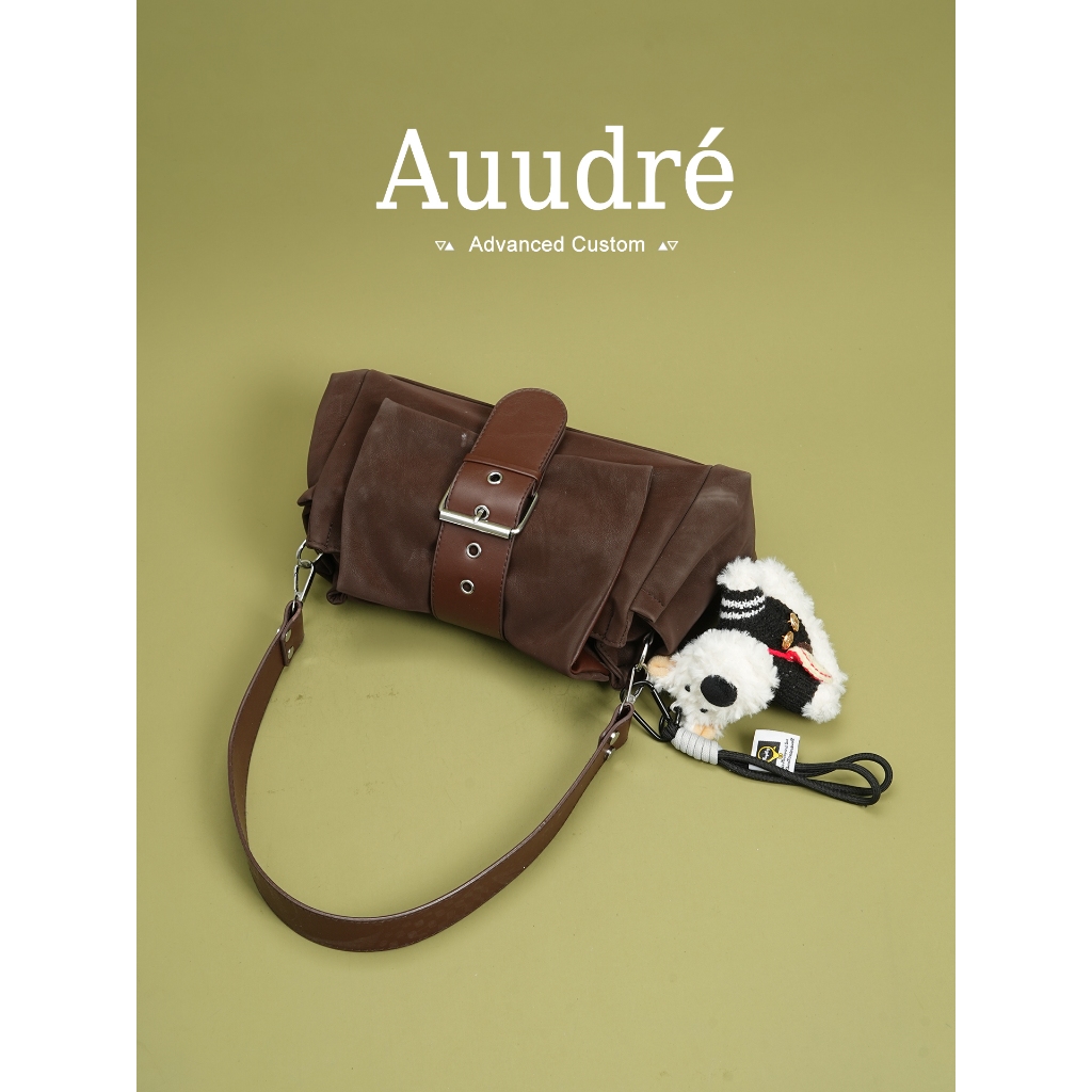AUUDRE حقيبة تحت الإبط ريترو للعمل — صورة 2
