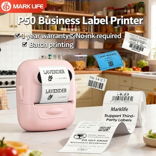 Marklife Portable P50 Bluetooth Printer Label Printer Name Tag Sticker For Label Sticker ป้ายราคา