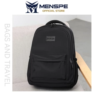 MENSPE กระเป๋าเป้สะพายหลังขนาดใหญ่สำหรับเดินทาง ทนทาน น้ำหนักเบา เหมาะสำหรับนักเรียน