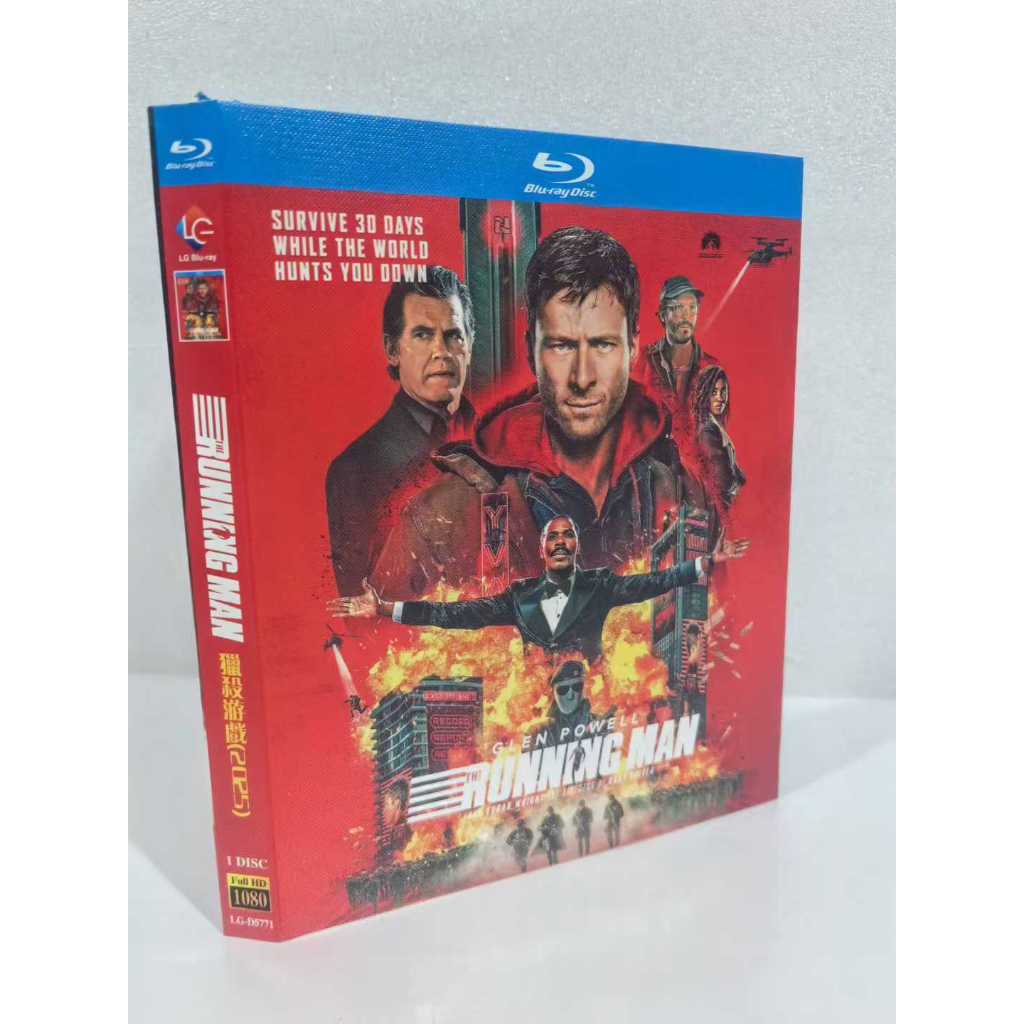 Blu-ray BD American British Action Sci-Fi Thriller Adventure/Escape Game The Running Man (2025) Glen