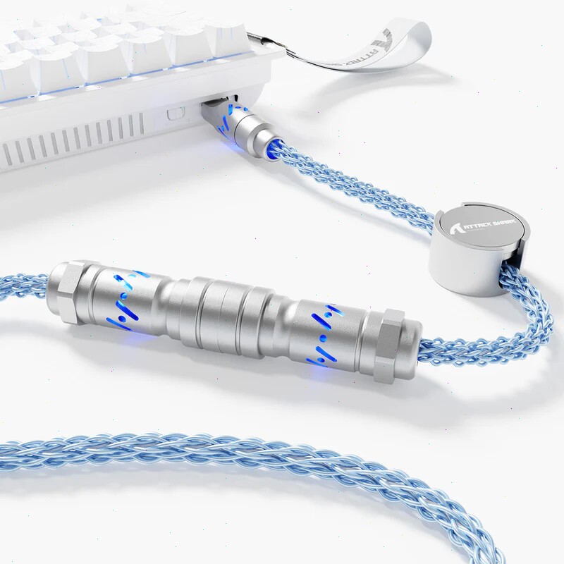 ATTACK SHARK C07 Custom Aviator Cable สําหรับ 8KHz คีย์บอร์ดแม่เหล็ก