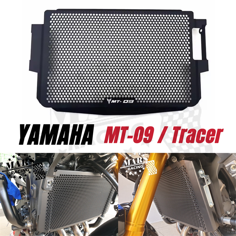 สําหรับ YAMAHA MT09 XSR900 XSR 900 TRACER 9 900 GT MT 09 MT-09 2024 2025 + รถจักรยานยนต์อลูมิเนียมหม้อน้ำ Grill Guard หม้อน้ำ