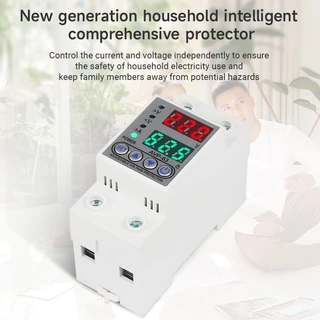 ชิโนทามเมอร์ 40A/63A 220V 50Hz อุปกรณ์ป้องกันแรงดันไฟฟ้าเกิน กันไฟกระชาก การอ่านที่แม่นยำ รีเซ็ตอัตโนมัติ การป้องกันแรงด