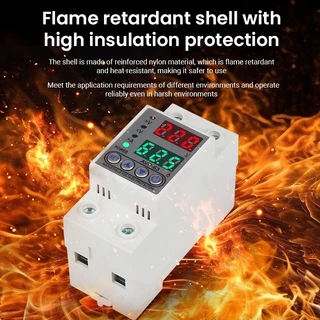 ชิโนทามเมอร์ 40A/63A 220V 50Hz อุปกรณ์ป้องกันแรงดันไฟฟ้าเกิน กันไฟกระชาก การอ่านที่แม่นยำ รีเซ็ตอัตโนมัติ การป้องกันแรงด