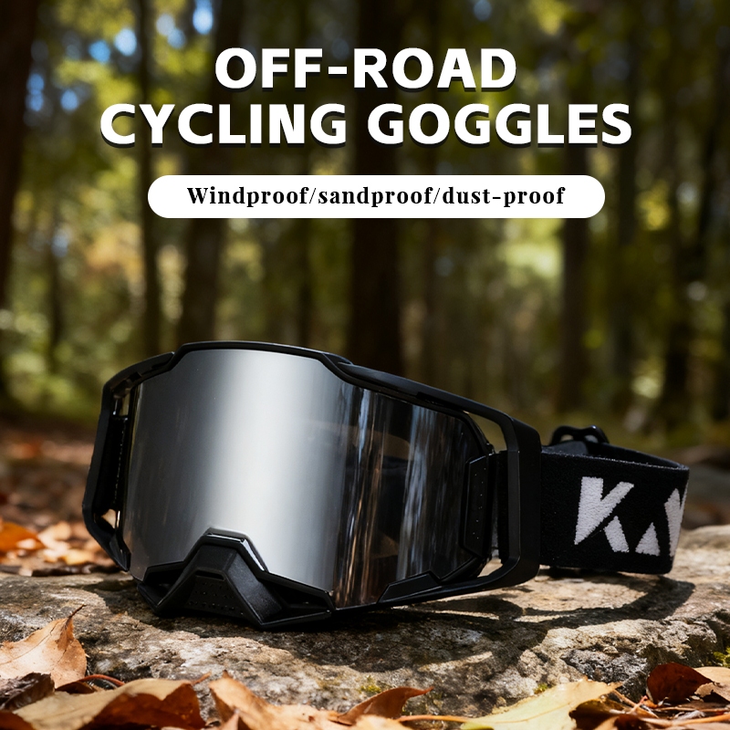 KAROS Motocross Goggles Windproof Dirt Bike ATV MX แว่นตาสําหรับผู้ชายผู้หญิงแข่งกลางแจ้ง