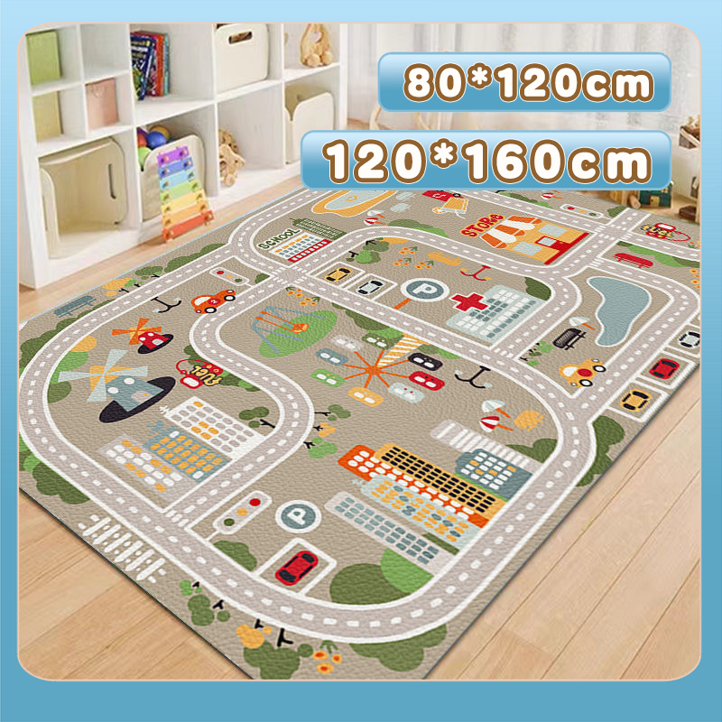 🌟5.3 * 4 ฟุต พรมเด็ก ห้องนั่งเล่น เสื่อป้องกันการตก เกมการศึกษาของเด็ก เสื่อคลาน พรมห้องเด็ก