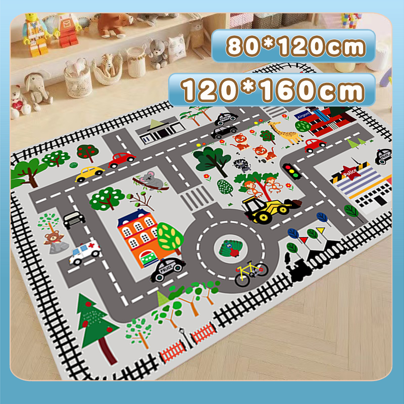 🌟พรมปูพื้นห้องนอน เสื่อรองคลาน 5.3 * 4 ฟุต/2.7 * 4 ฟุต เสือพับ เสื่อ ผ้าปูพื้น เสื่อปิคนิค เสือพับ