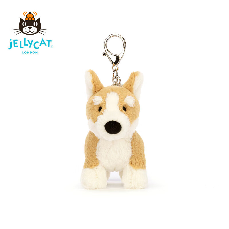 100% Official Authentic UK Jellycat Betty Corgi  Bag Charm Plush Keychain Teacher's Day Gifts