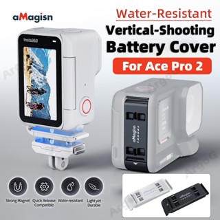 AMagisn แนวตั้งยิงแบตเตอรี่สําหรับ Insta360 Ace Pro 2 อลูมิเ…