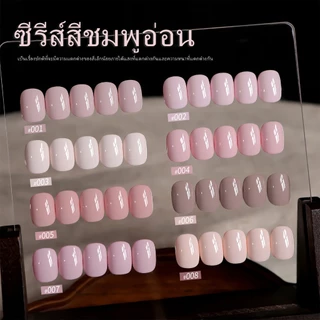 FRESCOBALDI 6ml ยาทาเล็บเจลสีชมพูสไตล์ใหม่ความอิ่มตัวสูงเหมาะสําหรับร้านทําเล็บบ้าน DIY