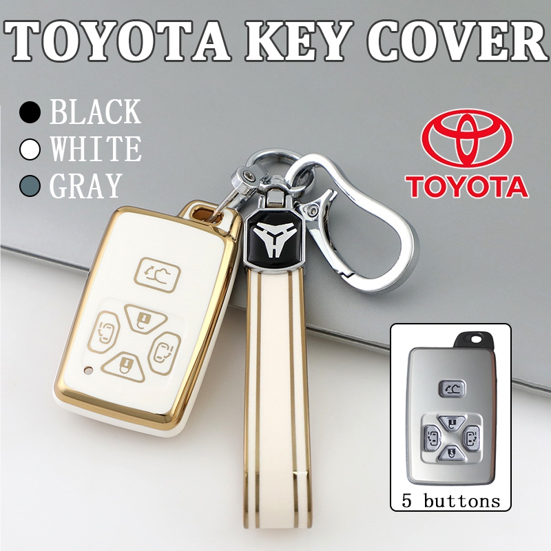 ฝาครอบกุญแจ Toyota Estima/alphard/vellfire เคสกุญแจ Estima alphard เคสกุญแจรีโมท vellfire ฝาครอบกุญแ