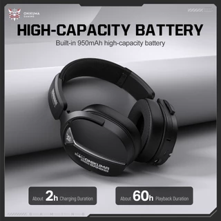 ONIKUMA GT887 หูฟังสามโหมดหูฟังสําหรับเล่นเกม 3 โหมดบลูทูธ 5.4/2.4G/AUX 3.5 มม.