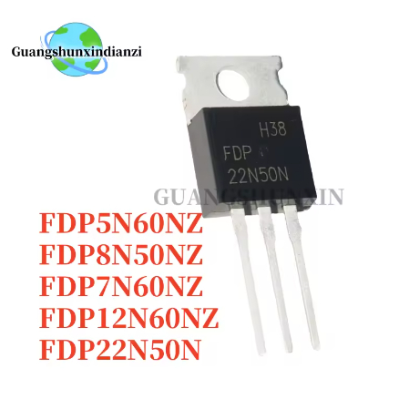 5PCS ใหม่ FDP22N50N TO-220 FDP22N50 FDP8N50NZ FDP8N50 FDP5N60NZ FDP5N60 MFFP7N60NZ FDP7N60Z FDP7N60P