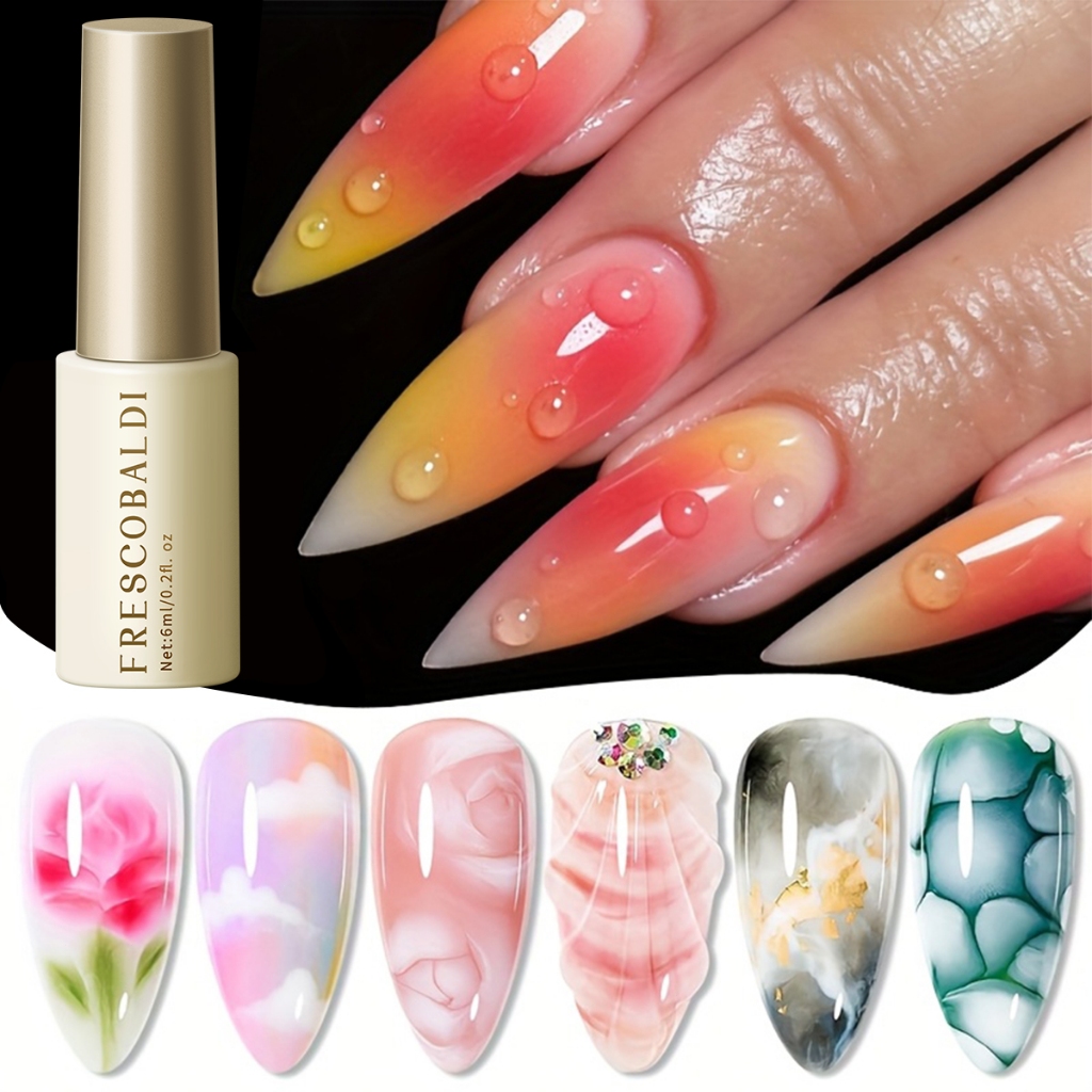 FRESCOBALDI 6ml - Gradient Gel Nail Polish for Quick Blending and Gradient Blush Nail Art Functional Gel