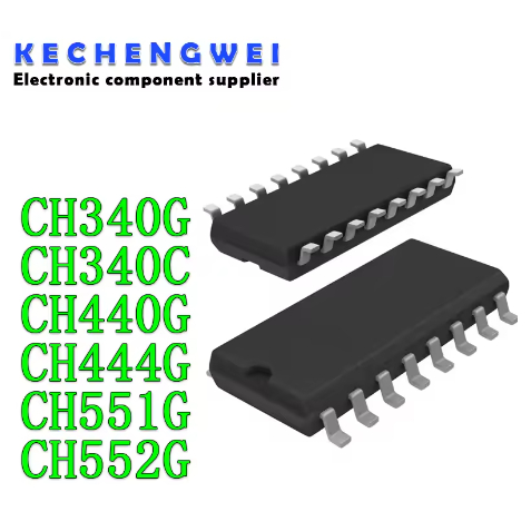 5PCS CH340G SOP16 340G CH340C 340C SOP-16 CH340 SOP CH440G CH444G CH551G CH551 CH552G CH552G CH552
