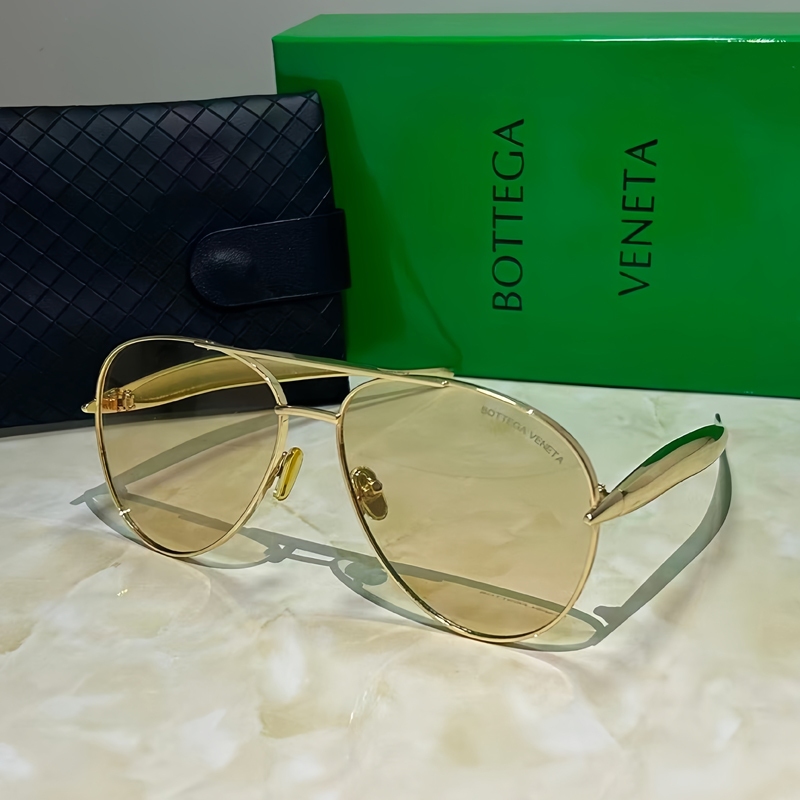 แว่นตากันแดดแบบ Aviator สไตล์เรโทร สำหรับทุกวัย กันแสงUV ขนาด591