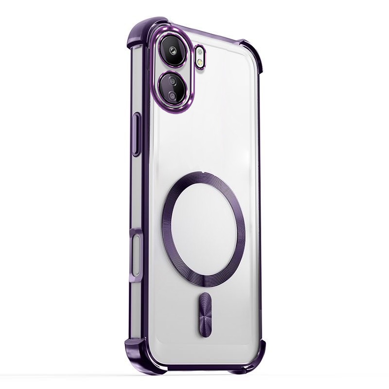ปลอกสําหรับ OPPO A6X A6 Pro 2025 4G 5G เคสโทรศัพท์ไฟฟ้าสี่มุม Anti Drop เทปแม่เหล็กความร้อน Dissepation เคสโทรศัพท์ ราคา ถูกที่สุด ดีลบีเคเค แกลเลอรีภาพที่ 2