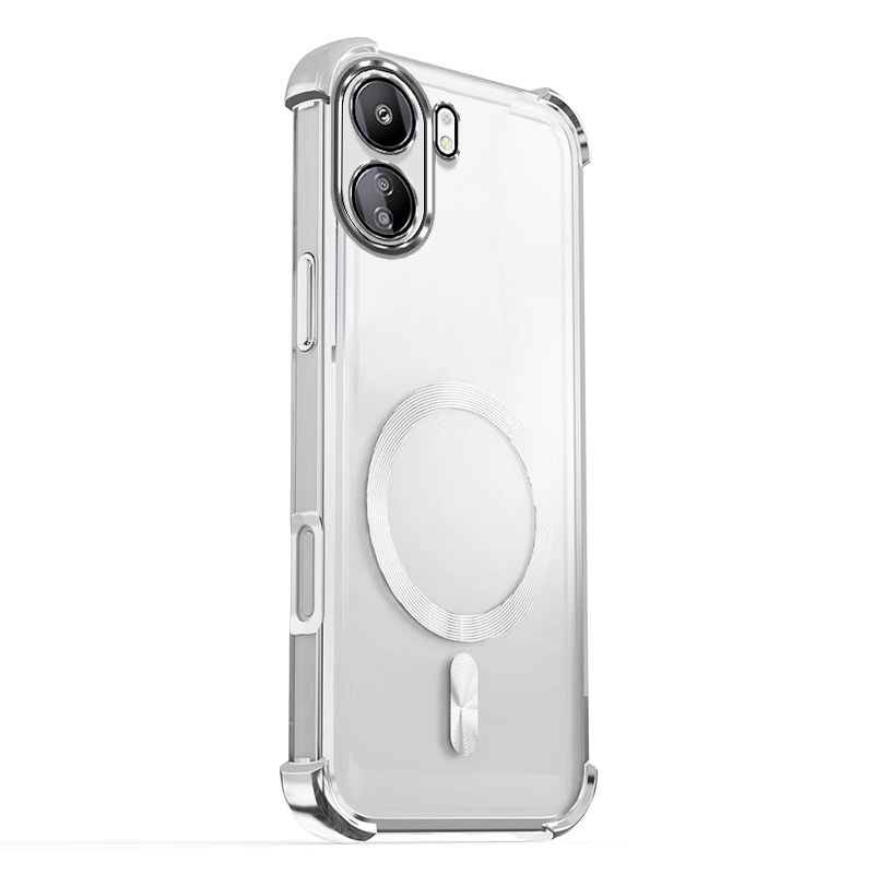 ปลอกสําหรับ OPPO A6X A6 Pro 2025 4G 5G เคสโทรศัพท์ไฟฟ้าสี่มุม Anti Drop เทปแม่เหล็กความร้อน Dissepation เคสโทรศัพท์ ราคา ถูกที่สุด ดีลบีเคเค แกลเลอรีภาพที่ 4