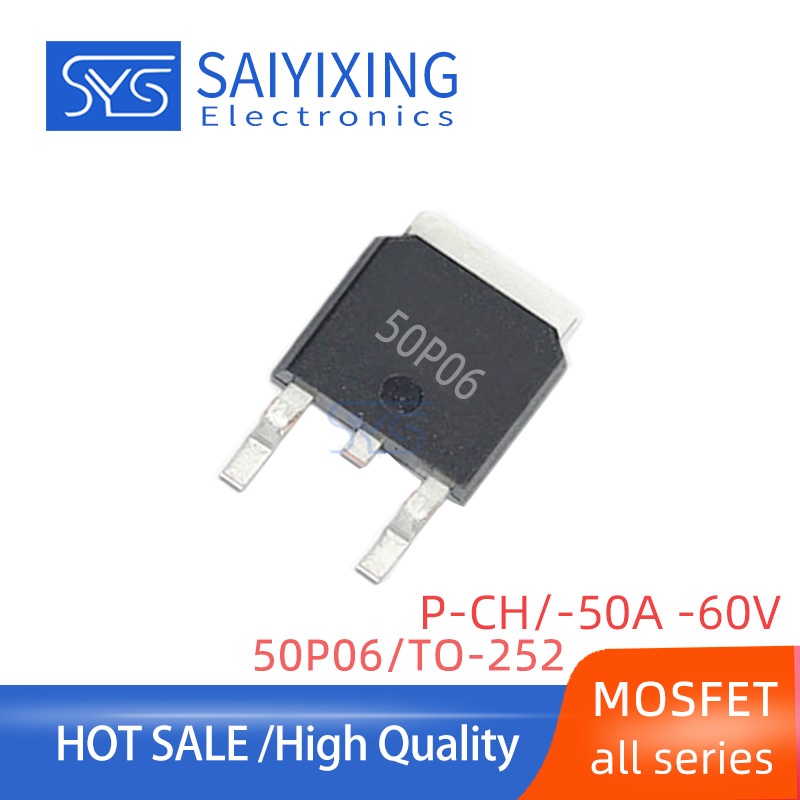 10PCS MOSFET SYX50P06 50P06 P-CH-50A-60V Field Effect Tube สินค้าของแท้