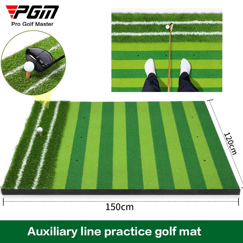 หน้าจอ GM ขนาด 1.2m x 1.5m เสื่อตีกอล์ฟในร่ม พรมฝึกหญ้าลายบ้าน