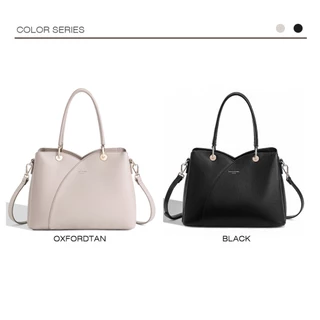 David Jones Paris 2026 กระเป๋าถือคอลเล็กชันฤดูใบไม้ผลิและฤดูร้อน หนังPUนุ่มและยืดหยุ่น