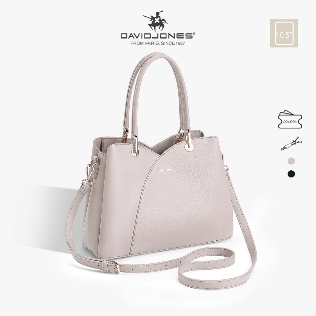 David Jones Paris 2026 กระเป๋าถือคอลเล็กชันฤดูใบไม้ผลิและฤดูร้อน หนังPUนุ่มและยืดหยุ่น