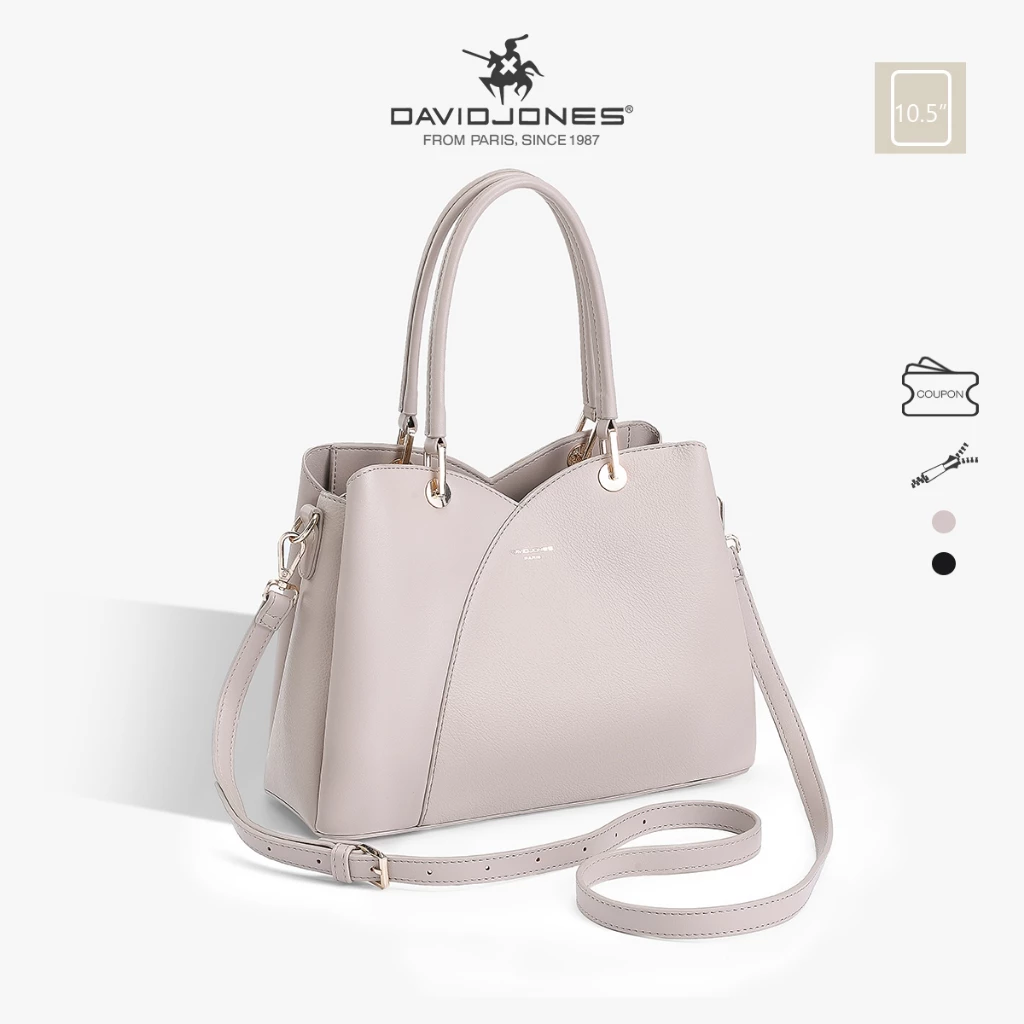 David Jones Paris 2026 กระเป๋าถือคอลเล็กชันฤดูใบไม้ผลิและฤดูร้อน หนังPUนุ่มและยืดหยุ่น