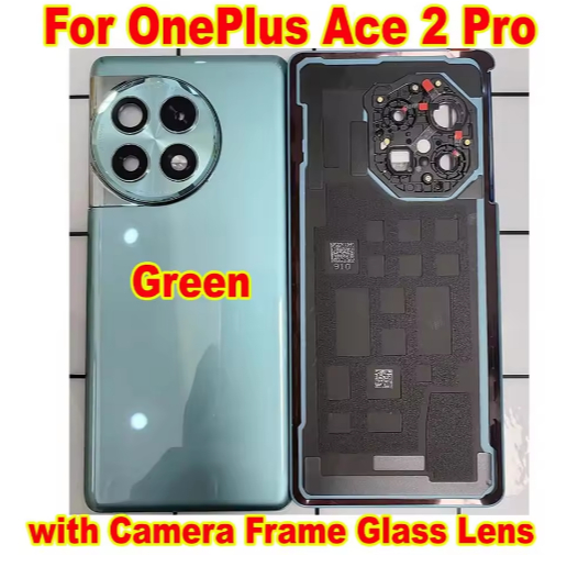 สําหรับ Oneplus Ace 2 Pro Nord Nord 2 Nord 3 แบตเตอรี่ปกหลังซ่อมเปลี่ยนประตูโทรศัพท์ด้านหลัง + เลนส์