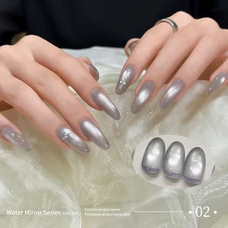 FRESCOBALDI 6ml สไตล์ใหม่ Red Cat Eye Gel ยาทาเล็บติดทนนาน Shining เหมาะสําหรับร้านทําเล็บ