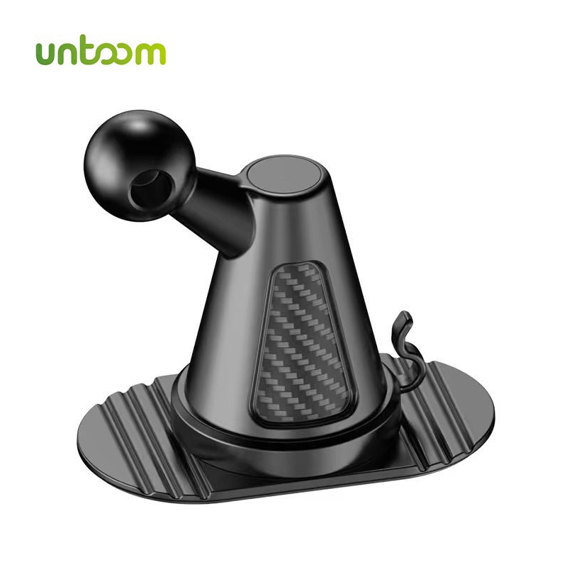 Untoom 17 มม.หัวบอลแดชบอร์ดรถฐานกาว 360 องศาหมุนที่วางโทรศัพท์โทรศัพท์มือถือ Mount GPS Bracket อุปกรณ์เสริม