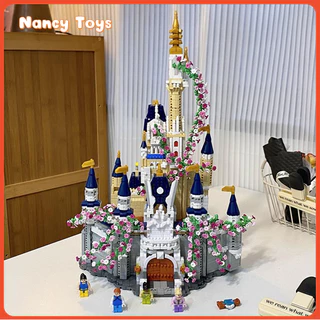 ชุดตัวต่อ ปราสาทเจ้าหญิง DIY 24cm ของเล่นเด็กผู้หญิง เสริมพัฒนาการ ของขวัญปีใหม่ คริสต์มาส ของขวัญวันเกิด ชุดของขวัญวันแม่ <Nancy>
