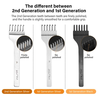 WUTA สิ่วหนัง 3/4/5/6 มม. เหล็กเจาะเพชร เครื่องมือเจาะหนัง เจาะรูเย็บ Leather Chisel Stitching Puncher