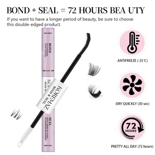 สินค้าใหม่ KOREMAZ 10ml กาวปลายขนตาประสานและปิดผนึกเหมาะสําหรับขนตาคลัสเตอร์ DIY ติดทนนาน ไม่ระคายเคือง กันน้ํา สําหรับผู้เริ่มต้น