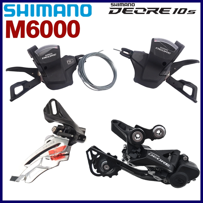 Shimano Deore M6000 3x10 Speed Groupset M6000 Shifter สับจานหลังหน้า 3x10Speed Original MTB Bike