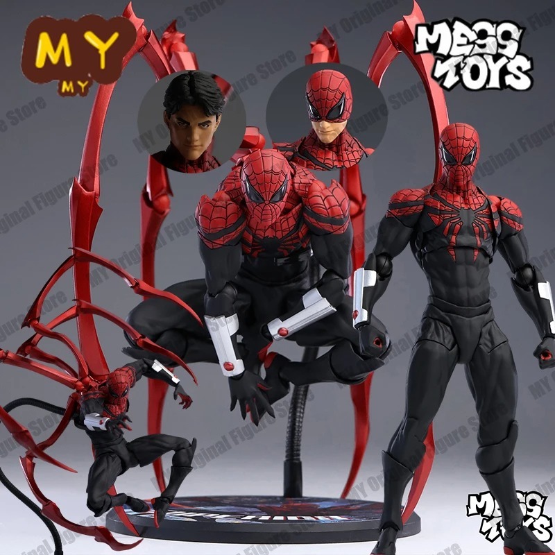 MessToys Superior Spiderman รูป Mess ของเล่น Kaine Parker Spider Man Action Figure CT ของเล่น Figuri
